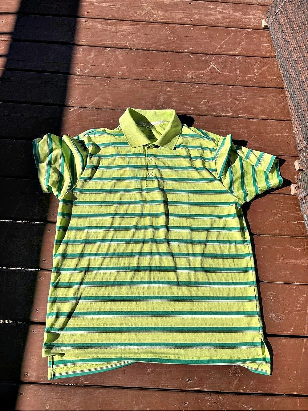 adidas Men's Striped Polo Shirt Lot